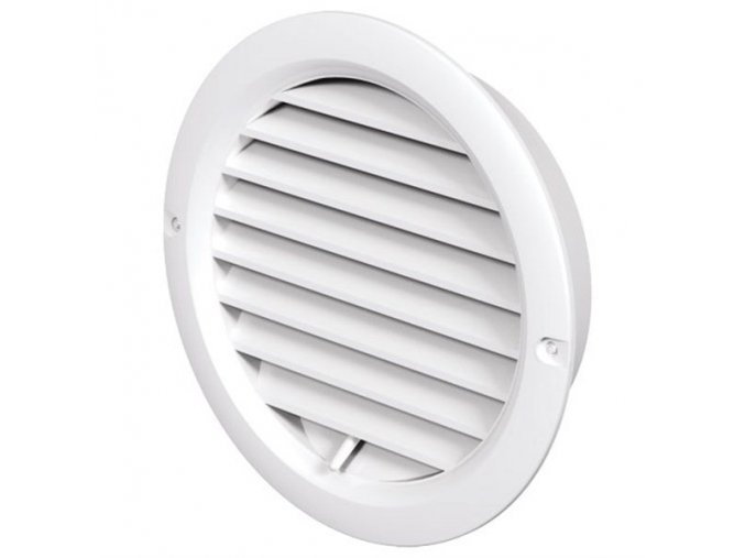Větrací mřížka s regulací 125 mm MV 125bVR bílá