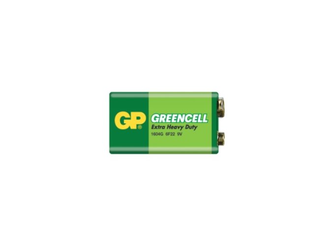 Baterie 6F22 (9V) Zn-Cl GP Greencell