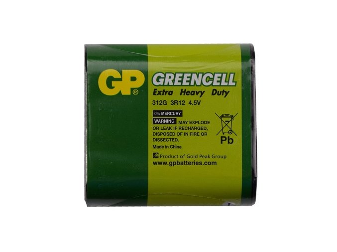 Baterie 3R12 (4.5V-plochá)GP Greencell