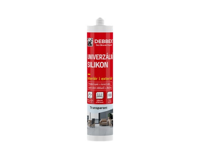 Univerzalni silikon transparentni den braven 280ml