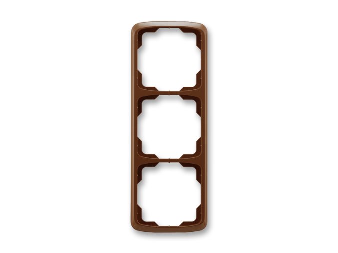 Rámeček TANGO 3901A-B31 H trojnásobný svislý hnědá