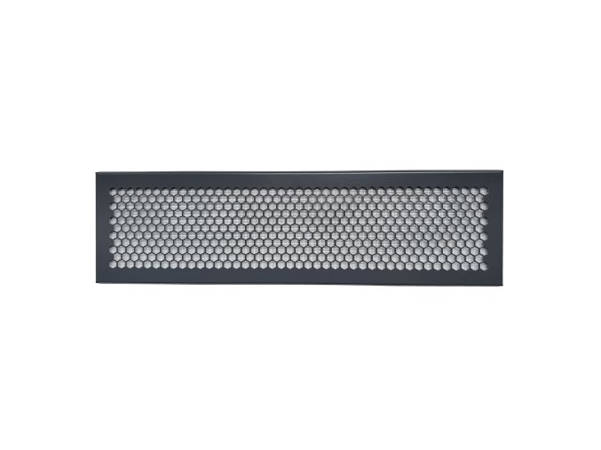 vetraci mrizka kovova hexa 500x140 antracit