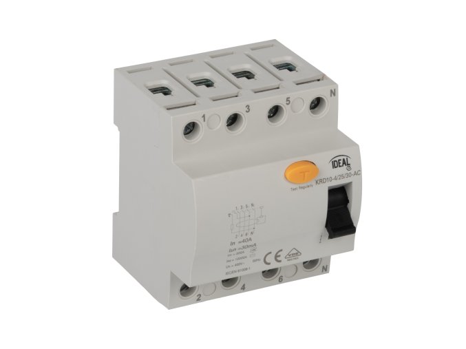 proudovy chranic 40A KRD10 4 40 30 4 typ AC Kanlux