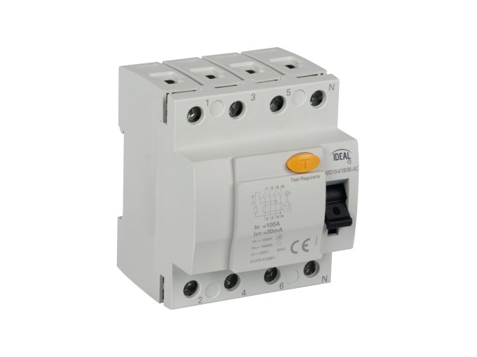 proudovy chranic 100A KRD10 4 100 30 4 typ AC Kanlux