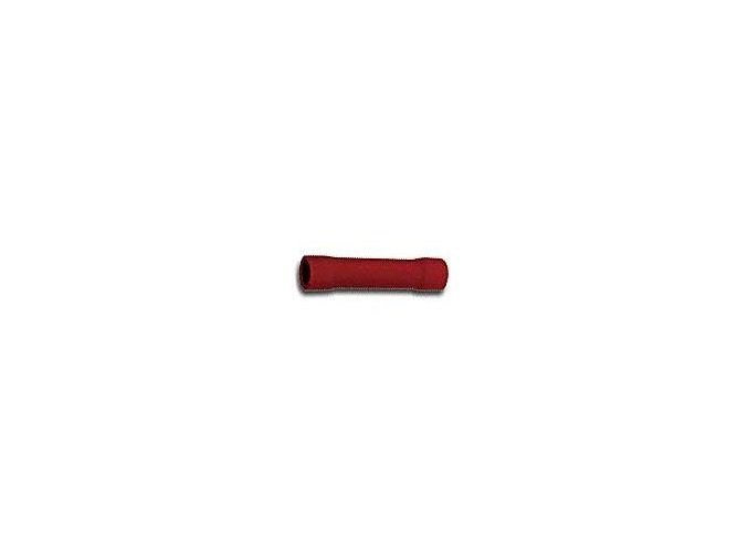 Spojka-dutinka izolovaná červená pro kabel 0,5–1,5mm2