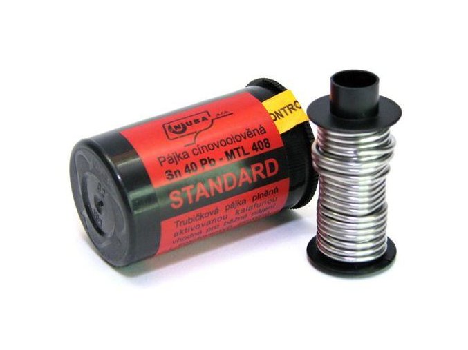 Cín, pájka trubičková 1,5mm50g Sn99Cu1NiP +tavidlo MTL568