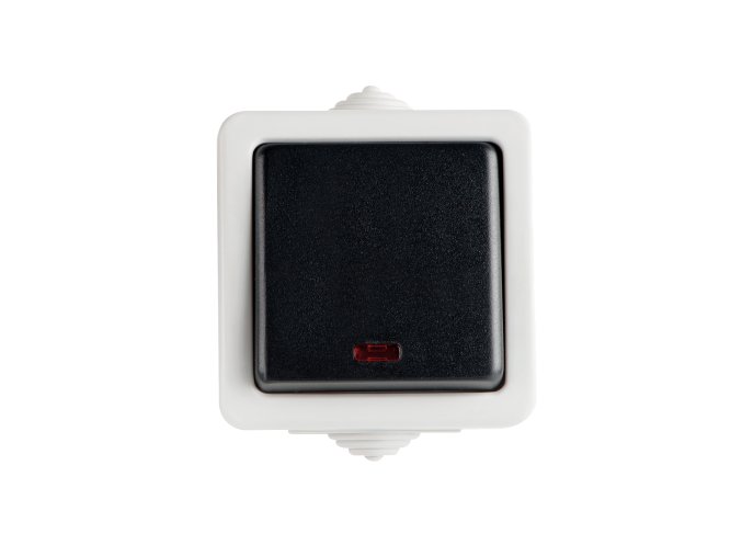 vypinac c.1 jednopolovy s led venkovni tekno IP54