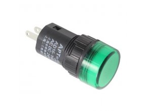 kontrolka 24V 19mm led zelena k458d