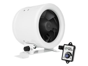 potrubni ventilator dalap mf 125 ec s uspornym motorem a regulatorem otacek