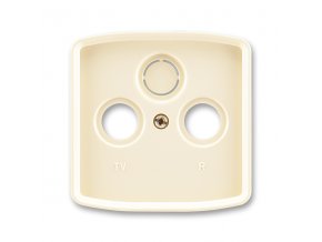 Kryt Tango 5011A-A00300 C zásuvky TV s vylamovacím otvorem slonová kost
