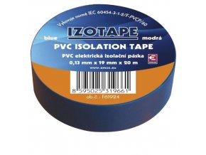 Izolační páska PVC 19mm / 20m modrá