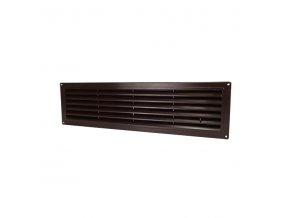 Větrací mřížka do dveří 462x124 mm MV450R s regulací hnědá