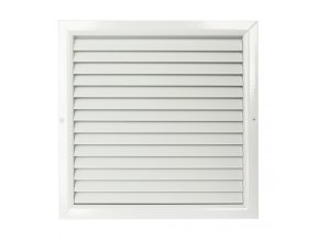 ventilacni mrizka extrudovany hlinik wdp 300x300 mm bila