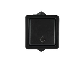 vypinac c.1 0 tlacitko tekno IP54 cerny
