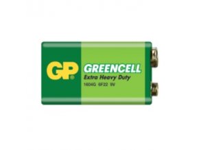 Baterie 6F22 (9V) Zn-Cl GP Greencell