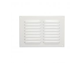 Větrací mřížka kovová 215x150 mm MVMPO215x150-bílá
