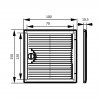 revizni dvirka plastova s mrizkou 150x100 mm 02