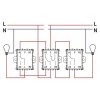 prepinac dvojity stridavy c6+6 schema