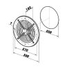 Ventilátor Vents OVK1 200