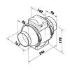 Ventilátor do potrubí Vents TT 100 T s časovačem