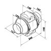 Ventilátor do potrubí Vents TT 125 T s časovačem