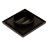 Větrací mřížka se žaluzií 154x154-100 mm MV100VJ hnědá