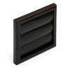 Větrací mřížka se žaluzií 154x154-100 mm MV100VJ hnědá