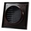 vetraci mrizka plastova 186x186 125mm MV120vs hneda zadni strana