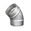 Kovové koleno pro kruhové potrubí 45 st./125 mm