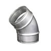 Kovové koleno pro kruhové potrubí 45 st./150 mm