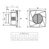 Ventilátor do koupelny s doběhem Ventilátor do koupelny s doběhem