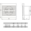 Ventilátor Dospel Rico 100 WC s časovým doběhěm