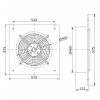 prumyslovy ventilator 400v rab turbo 450 06