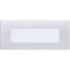 LED orientační vestavné svítidlo 123x53mm 1,5W, IP65, teplá bílá