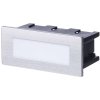 LED orientační vestavné svítidlo 123x53mm 1,5W, IP65, teplá bílá