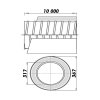 Ventilační potrubí izolované ALIT/SONO 315/10 m/140 st.C