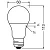 led zarovka osram e27 8,5w 827 value cl a60 fr 01