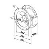 Ventilátor Dalap FKO 350 / 400V