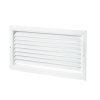 Větrací mřížka WDP 450x150 extrudovaný hliník, bílá