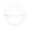 Redukce pro kruhové potrubí 100/125/150 mm PVC 644