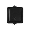vypinac c.1 0 tlacitko tekno IP54 cerny