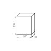 plastovy rozvadec DB312F 3X12PSMD P 01