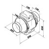 Ventilátor do potrubí Vents TT 150 T s časovačem