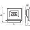 reflektor GRUN NV LED 10 B 04