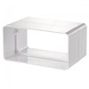 Spojka pro čtyřhranné potrubí 110x55 mm PVC 515