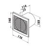 Ventilátor Vents 125 SQ se sníženou hlučností