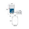 rs 10 0 t tyristorovy regulator otacek pro ventilatory do 2 3kw 10a rozmery