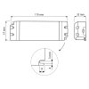 led trafo mcled 72W 12V ML 732.073.11.0 rozmery