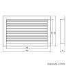 vetraci mrizka dalap gmas 500x200 mm bila rozmery