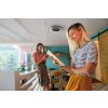 led svitidlo stropni s ventilatorem plave led cct montaz